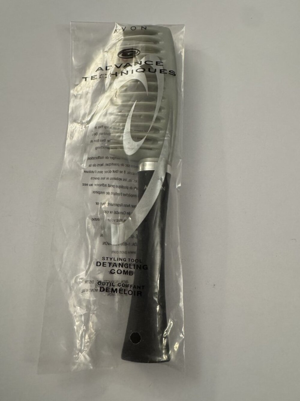 Avon Advance Technique Vintage 2001 Detangling Comb Styling Tool 9” New D7
